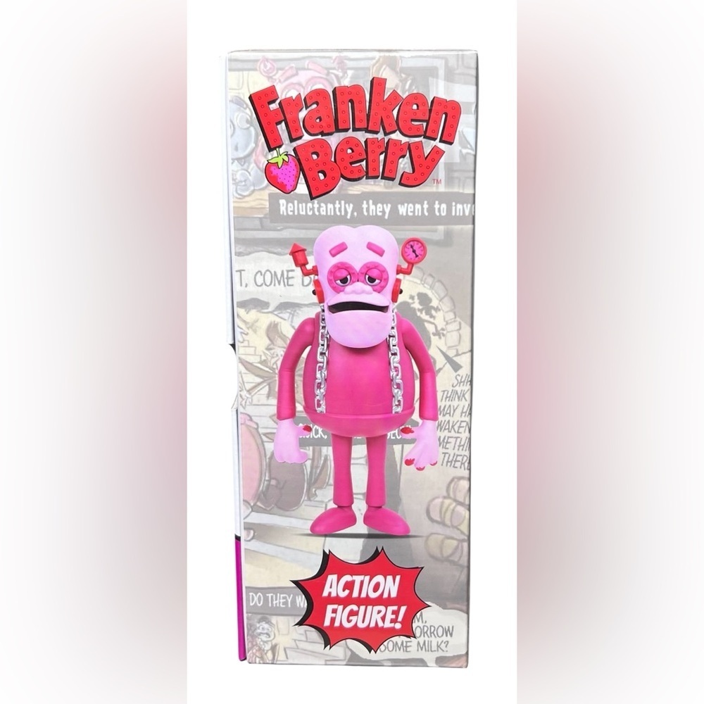 Jada Toys General Mills Franken Berry 6" 1:12 Scale Action Figure NIB Cereal